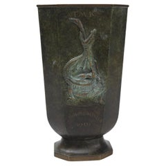 Bronze Vase Just Andersen attr.