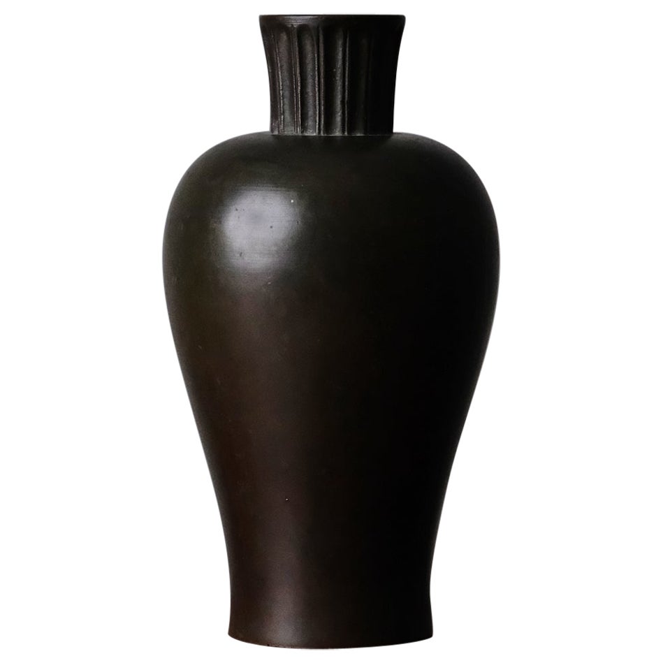 Bronze vase model 126, GAB Guldsmedsaktiebolaget, Sweden, 1930s