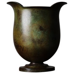 Bronze vase model 37, GAB Guldsmedsaktiebolaget, Sweden, 1930s
