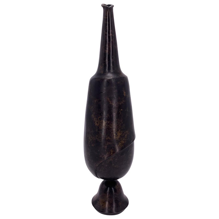Bronze Vase The Stem Mid Century Rhythm André Fu Living Decorative ...