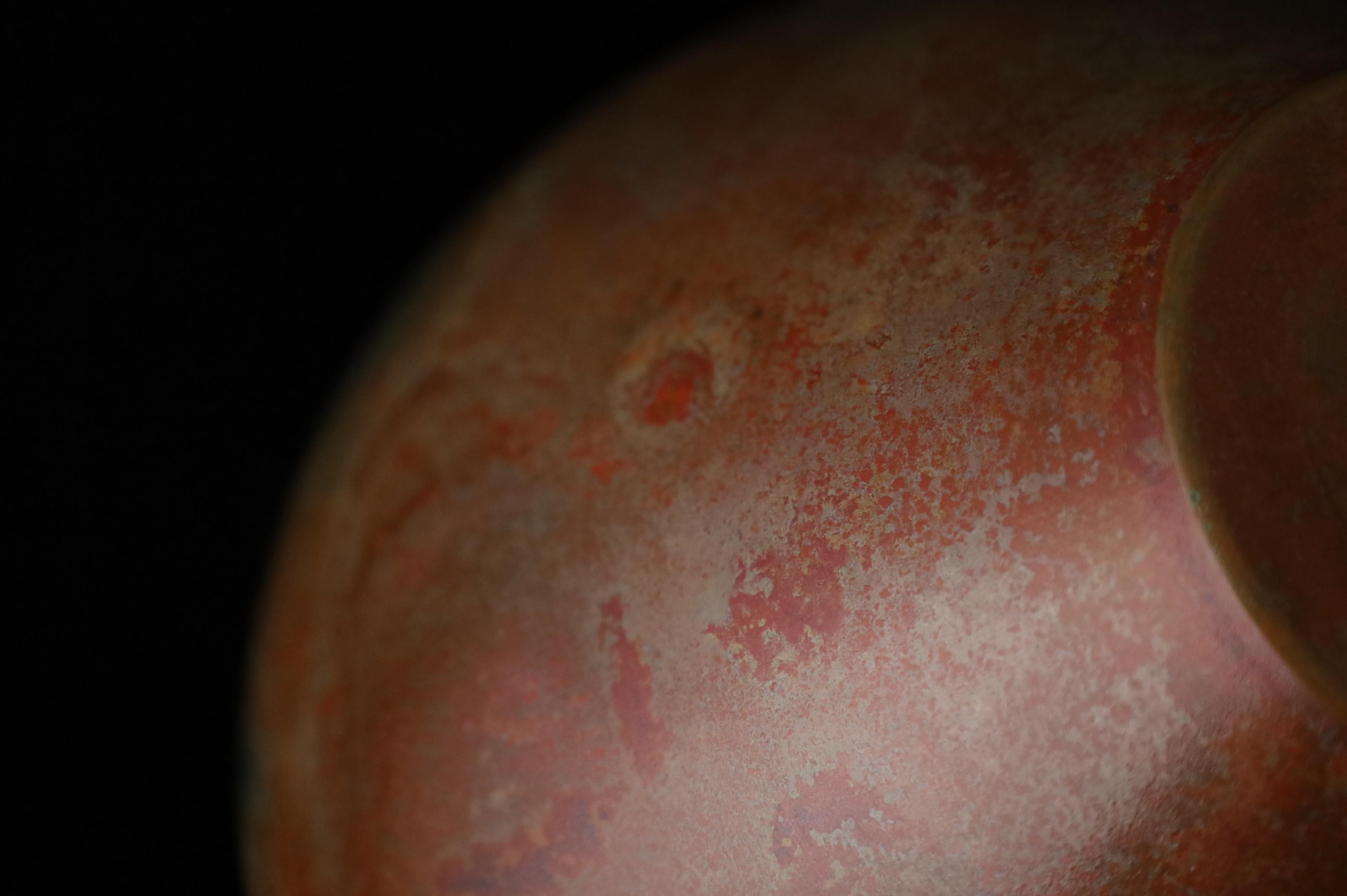 Vaso in bronzo con patina Shakudo di Takahashi Keiten, tesoro nazionale vivente in vendita 13