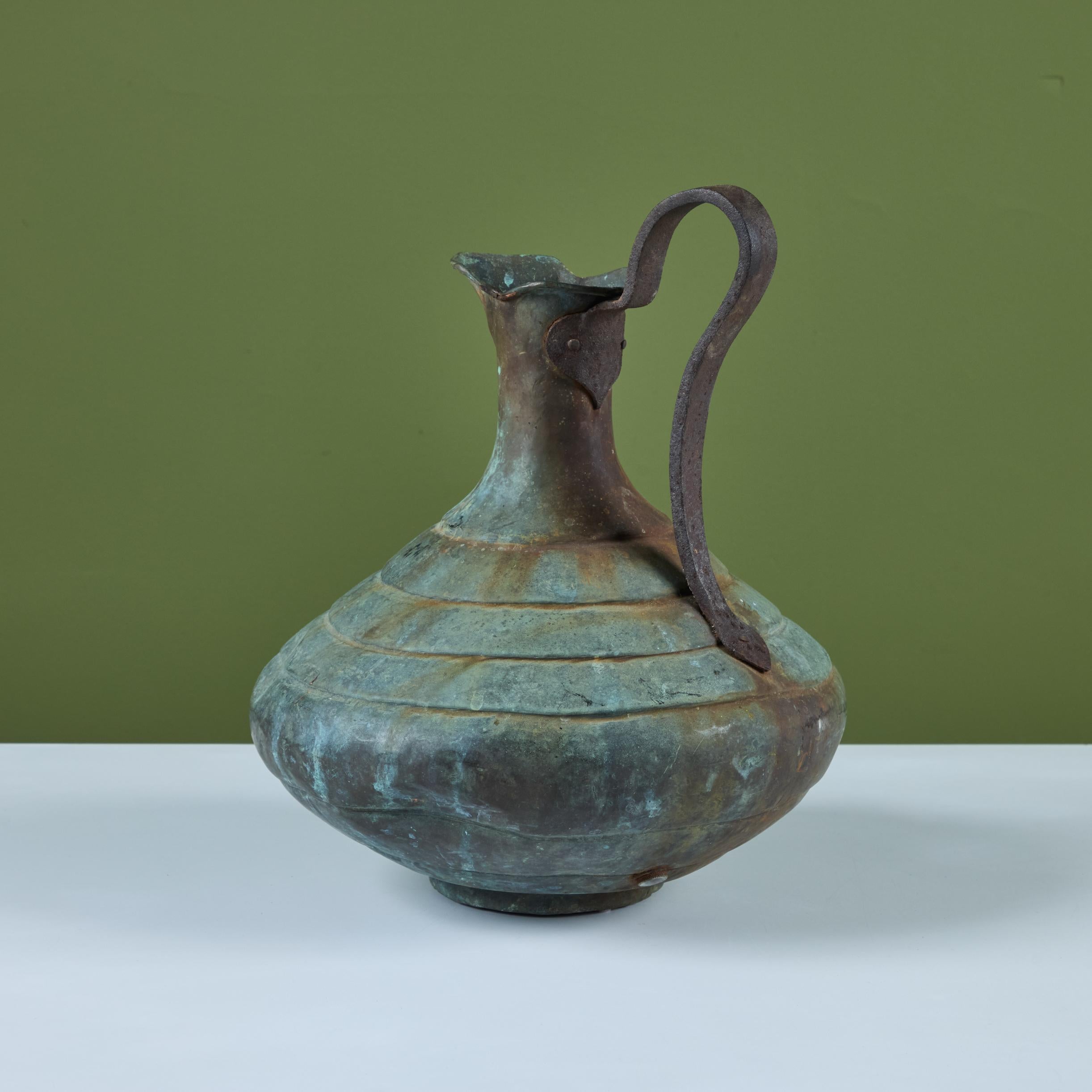 Bronze Verdigris Pitcher 3
