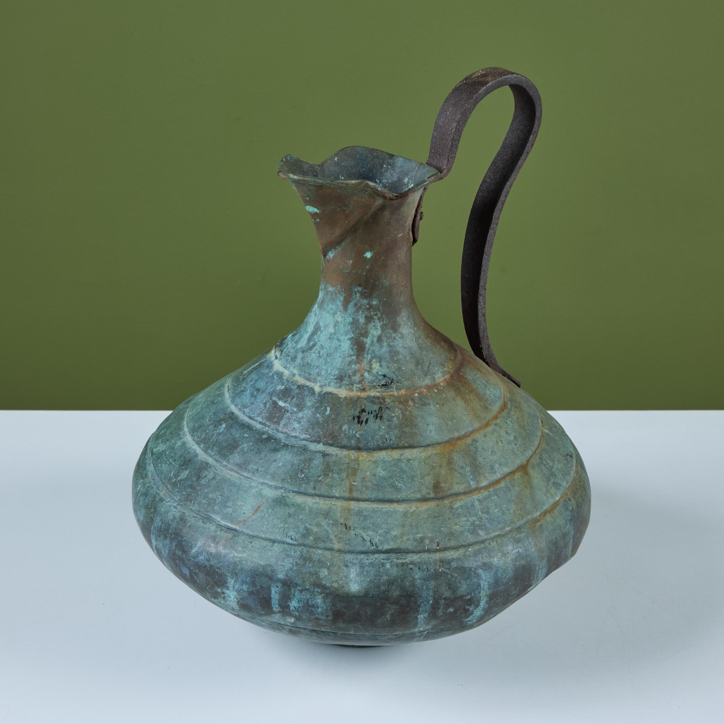 Bronze Verdigris Pitcher 4