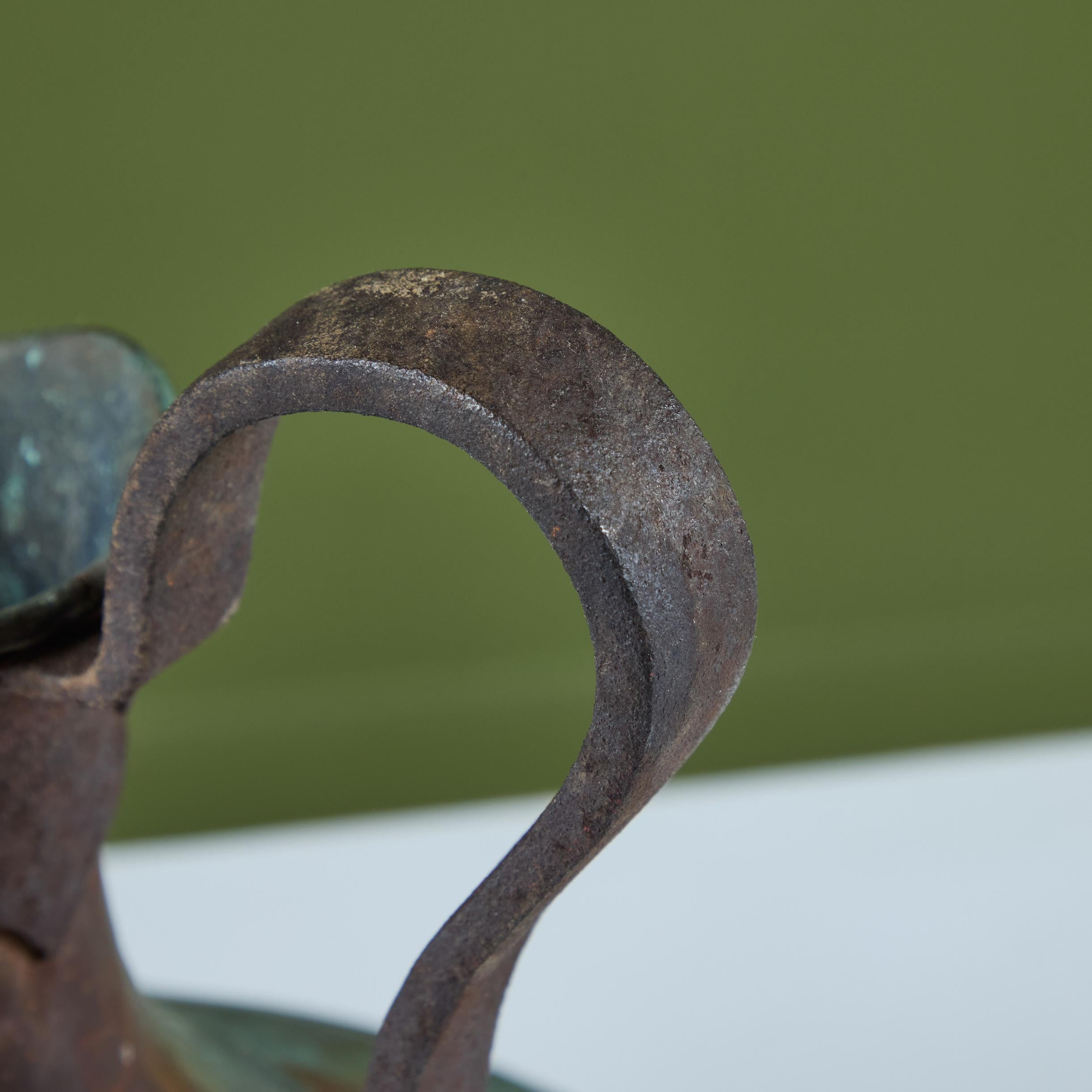 Bronze Verdigris Pitcher 6