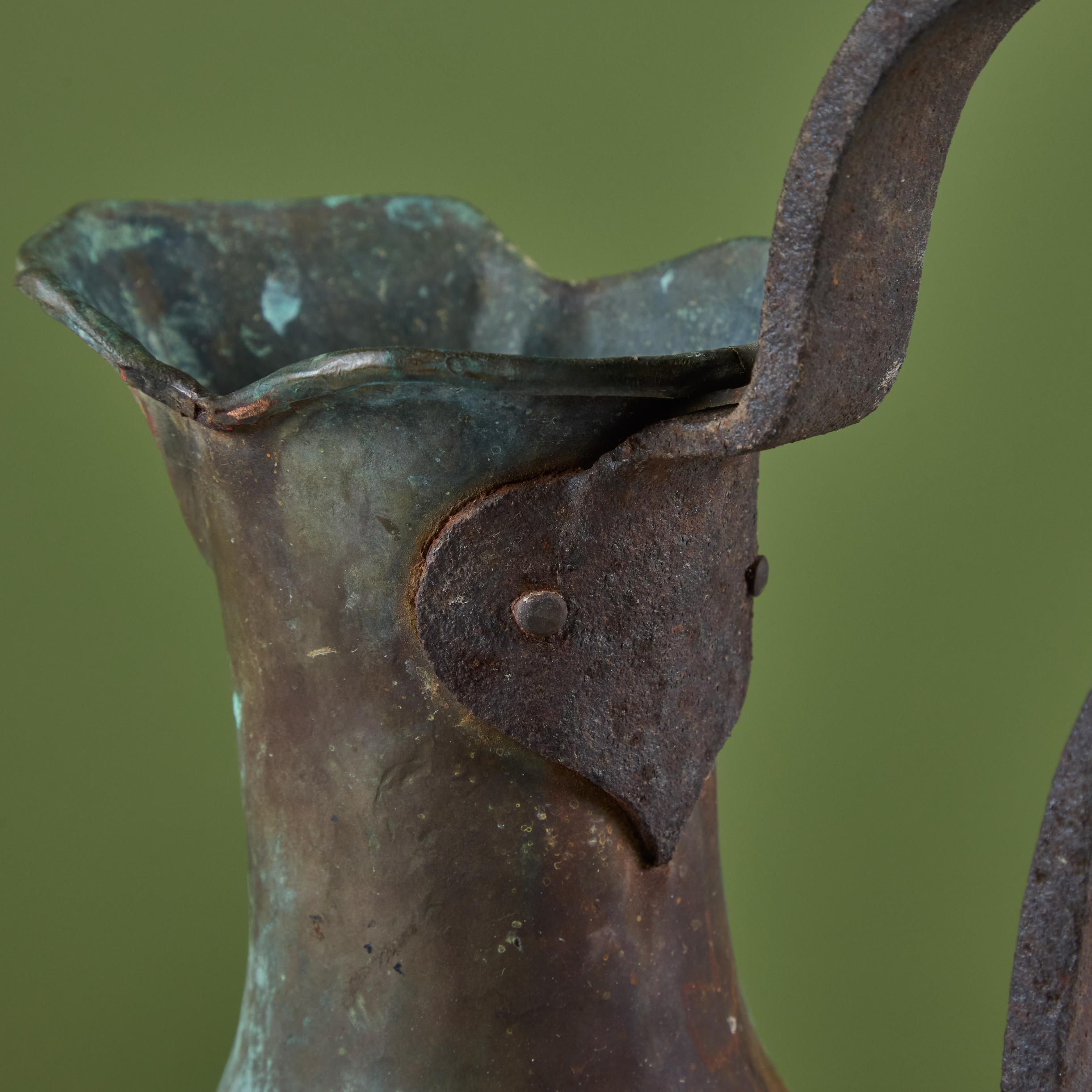Bronze Verdigris Pitcher 7