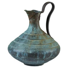 Bronze Verdigris Pitcher