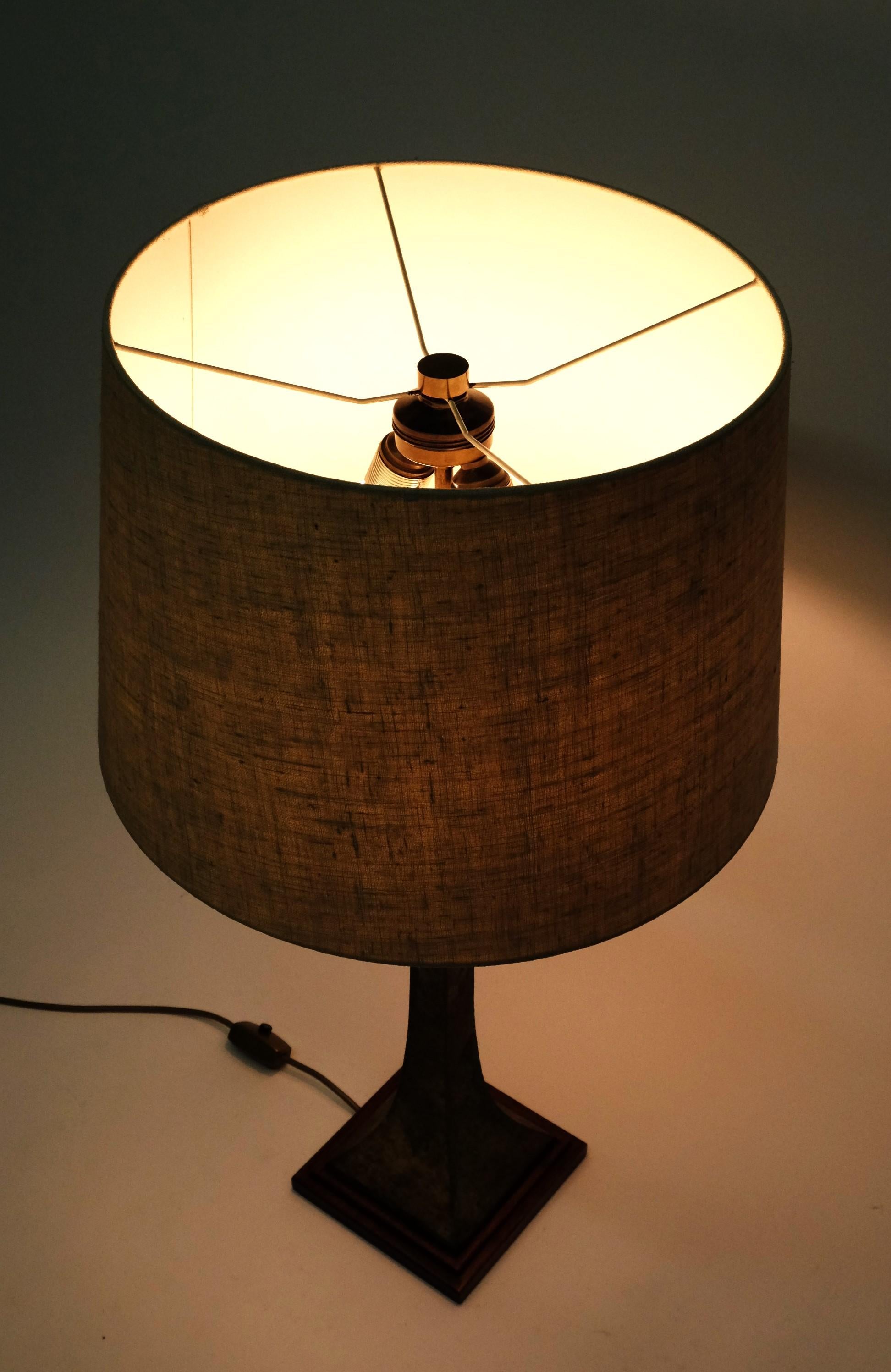Bronze Verdigris Table Lamp by Stewart Ross James for Hansen Lighting, 1960s For Sale 5