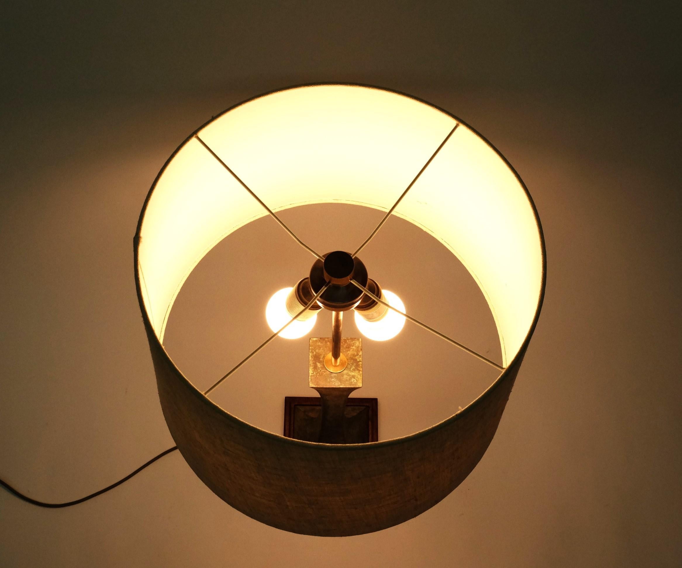 Bronze Verdigris Table Lamp by Stewart Ross James for Hansen Lighting, 1960s For Sale 6
