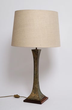 Bronze Verdigris Table Lamp by Stewart Ross James for Hansen Lighting, 1960s