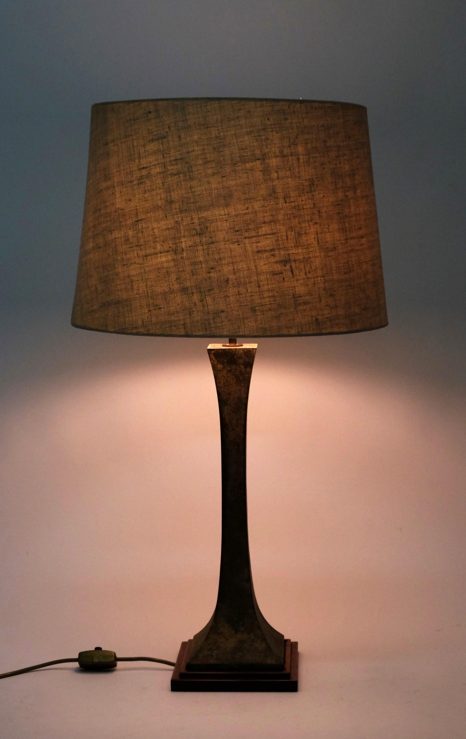 Bronze Verdigris Table Lamp by Stewart Ross James for Hansen Lighting, 1960s For Sale 3
