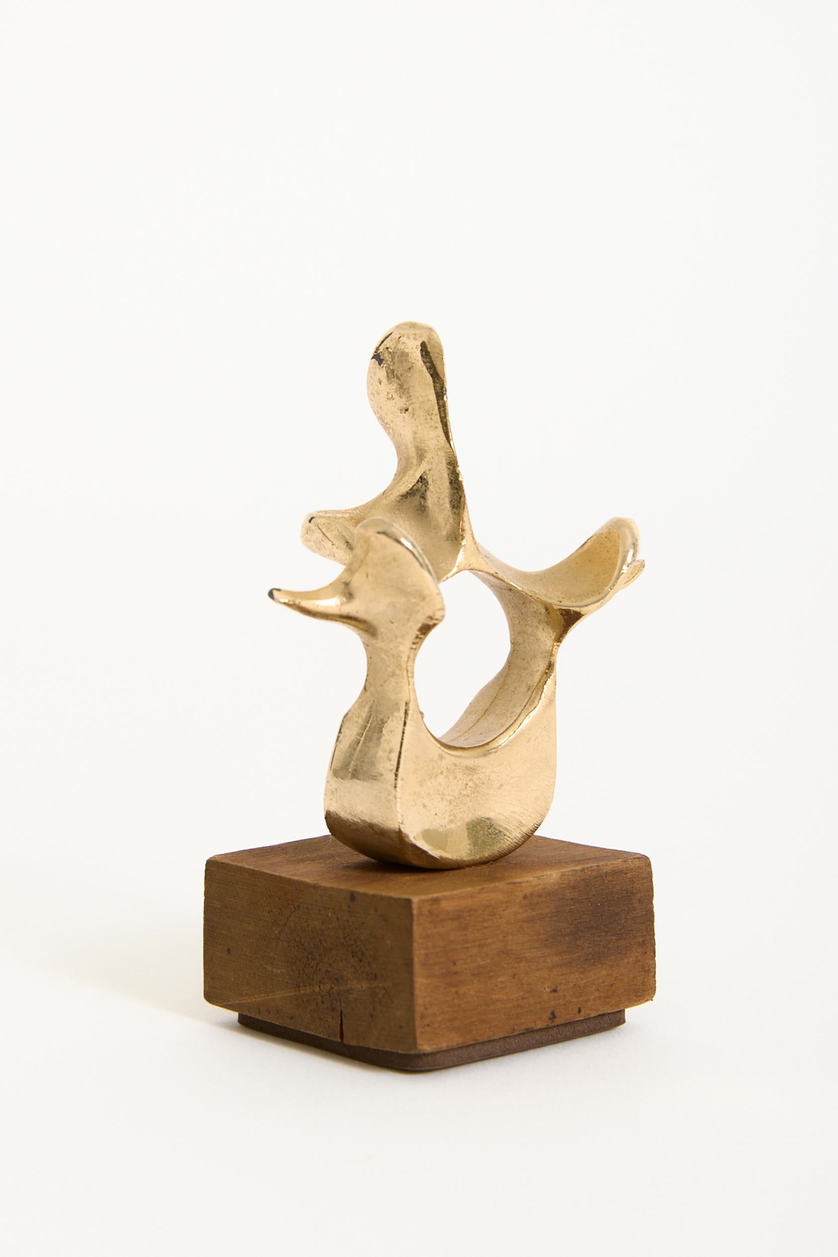 French Bronze Vertebra Sculpture For Sale