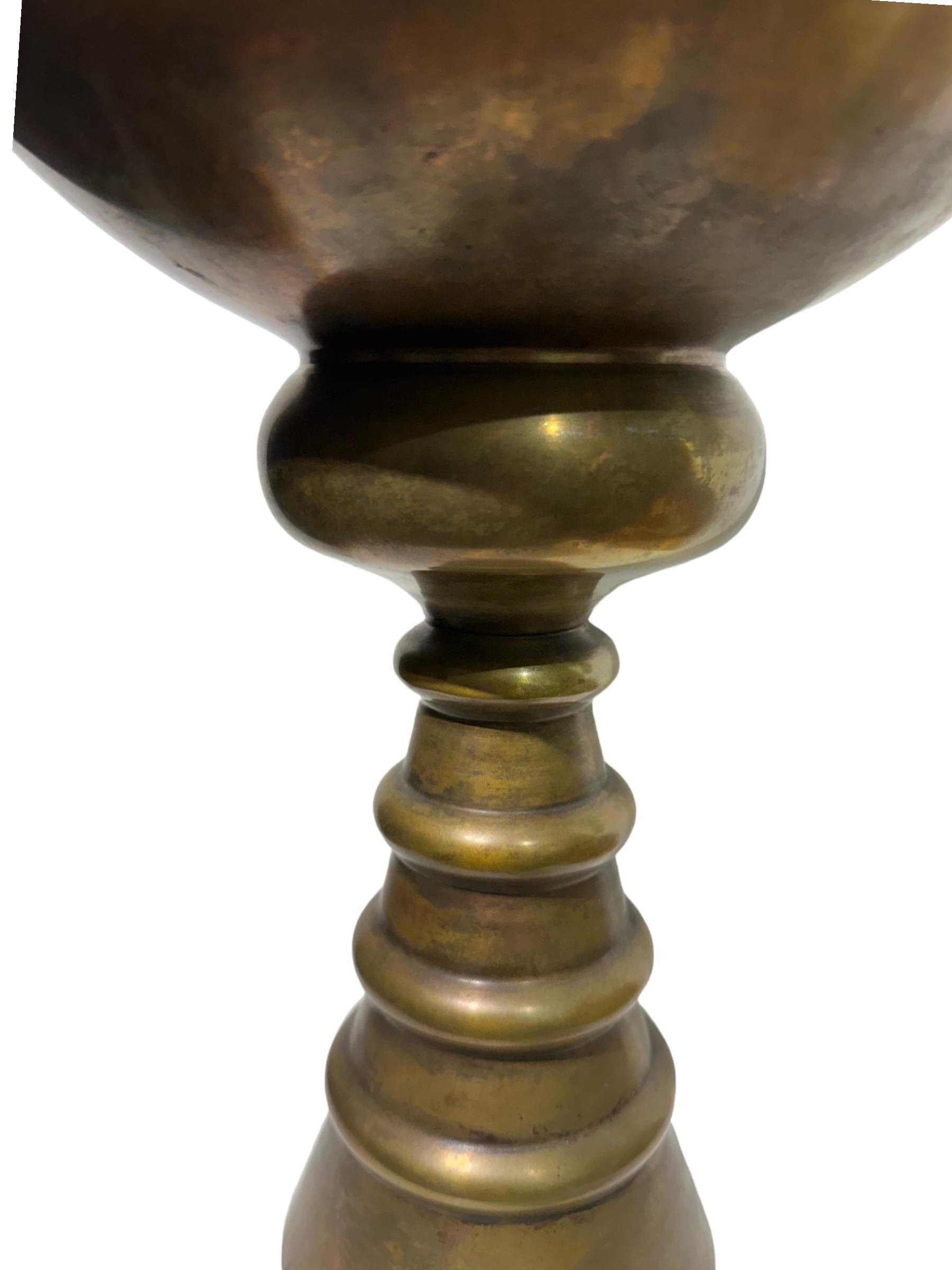 Polished Bronze Vessel/Challis, Sculptural Object by Raju Peddada  For Sale