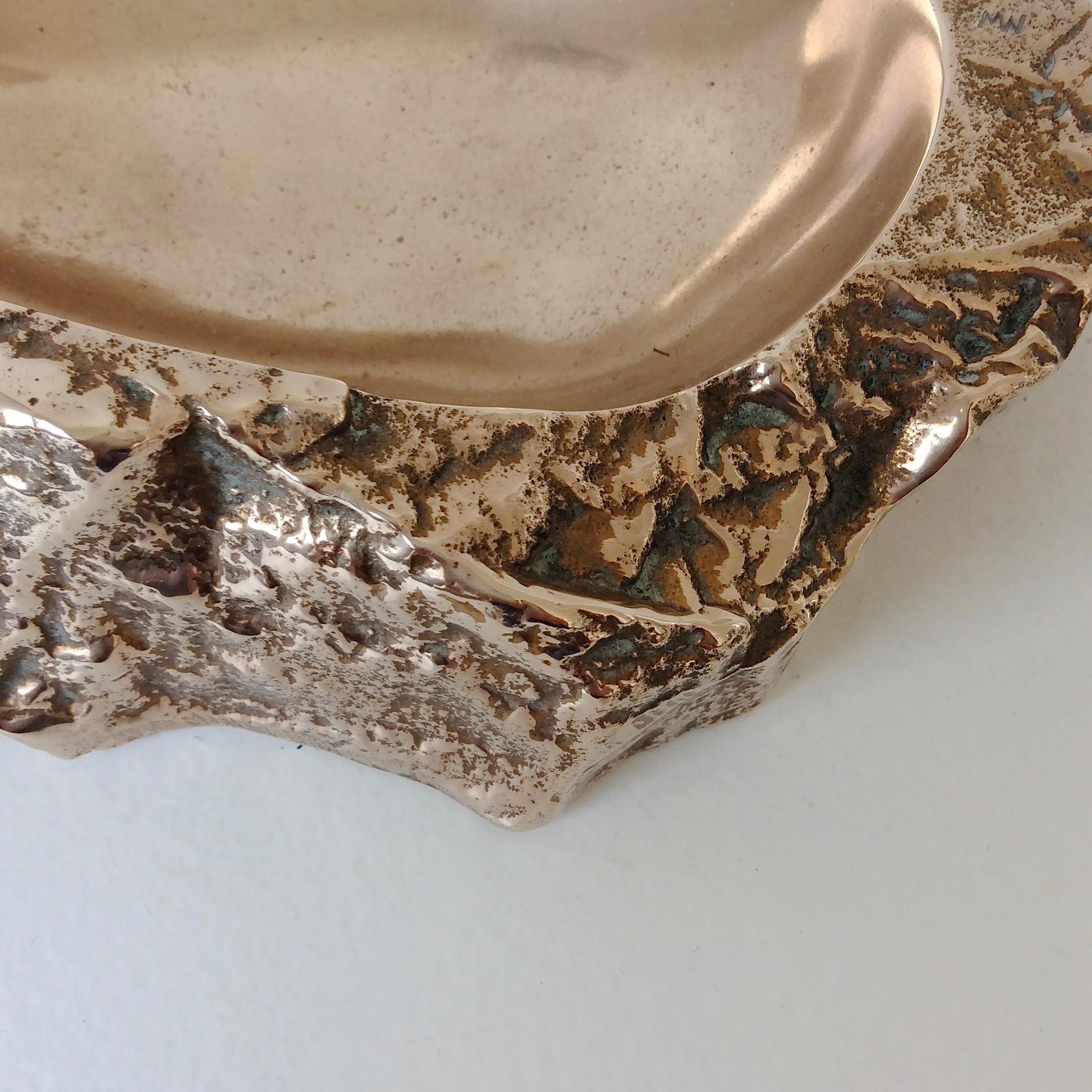 Bronze Vide-Poche By Monique Gerber circa 1970, France. 7