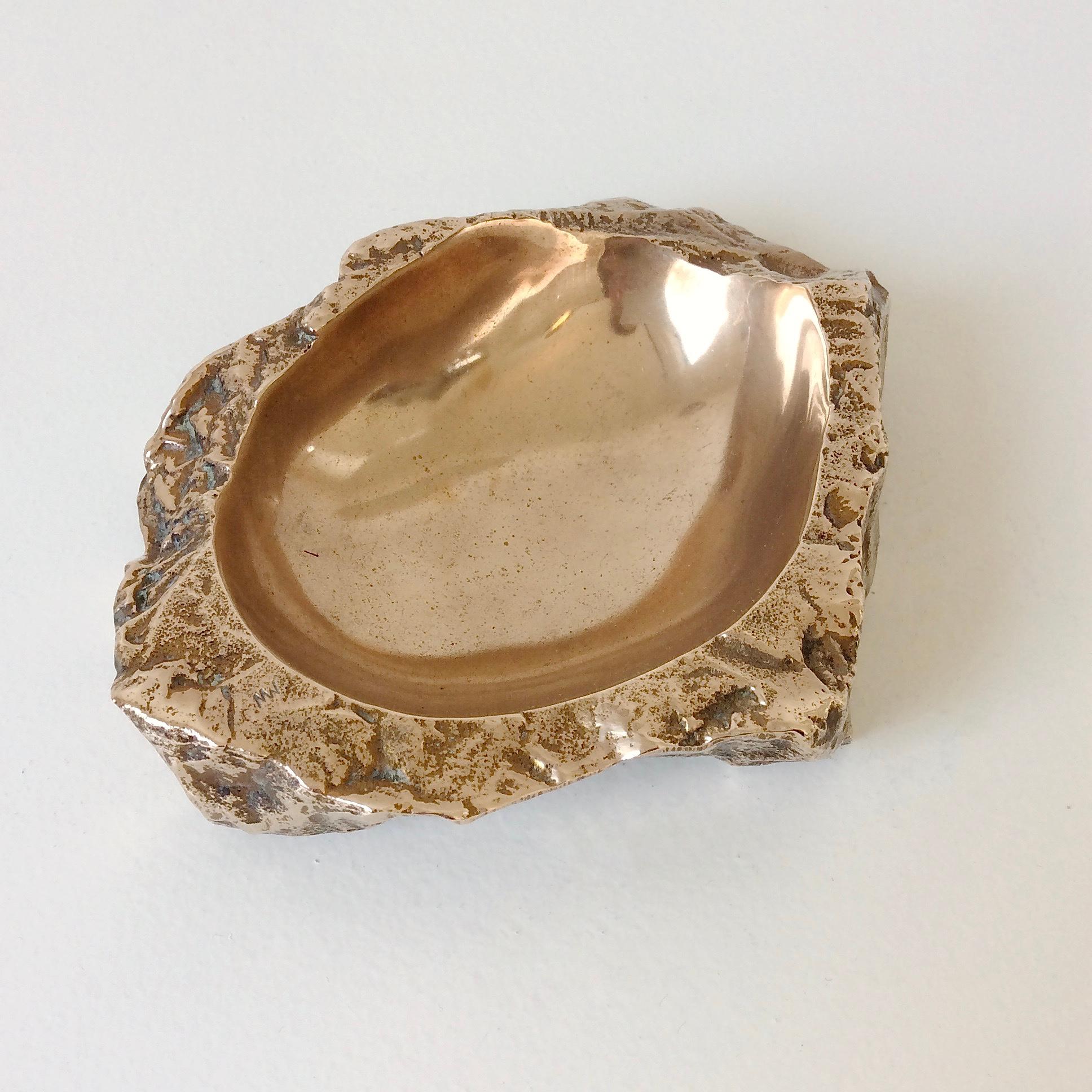 French Bronze Vide-Poche By Monique Gerber circa 1970, France.