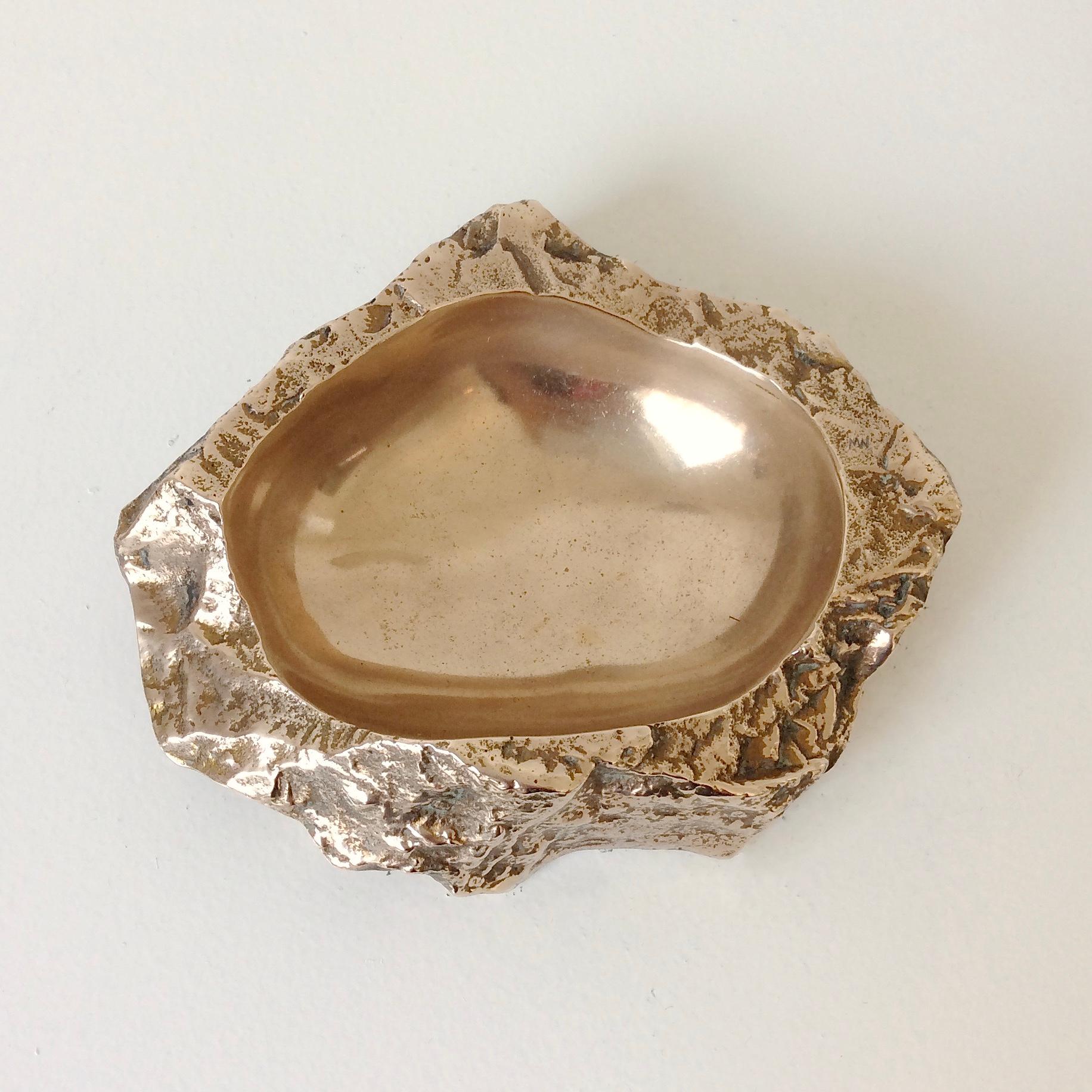 Bronze Vide-Poche By Monique Gerber circa 1970, France. In Good Condition In Brussels, BE