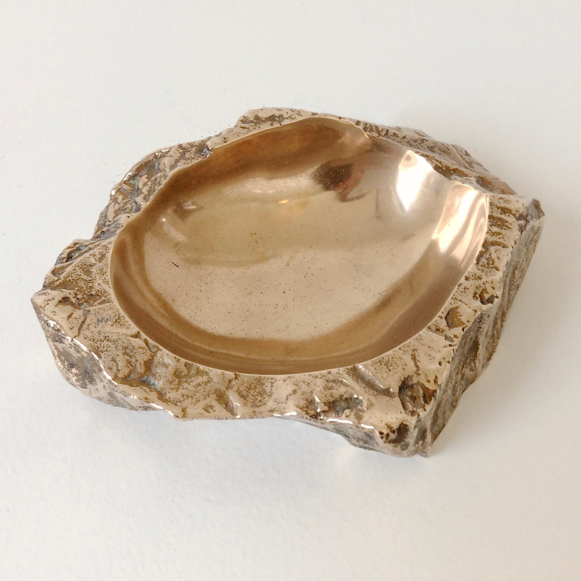 Late 20th Century Bronze Vide-Poche By Monique Gerber circa 1970, France.