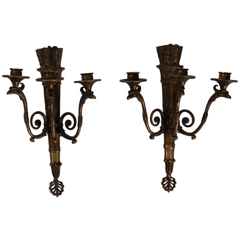Bronze Wall Lamps For Sale at 1stDibs