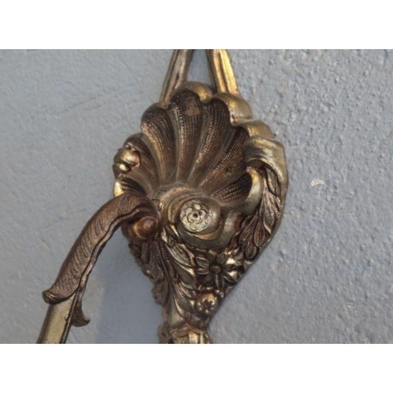 20th Century Bronze Wall Light Rockery Style, 1950 For Sale