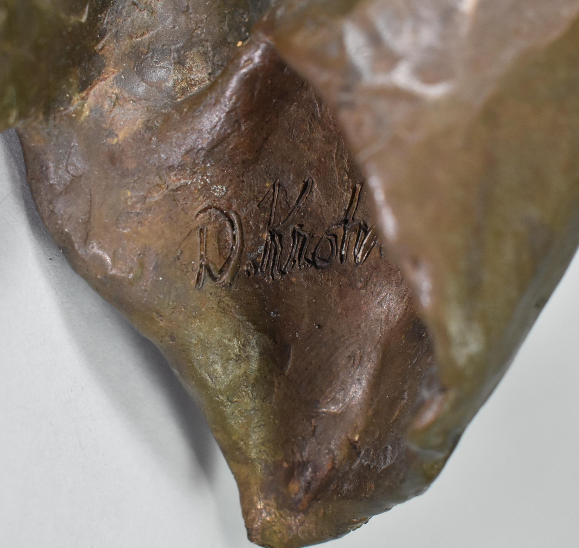 20th Century Bronze Wall Sculpture 