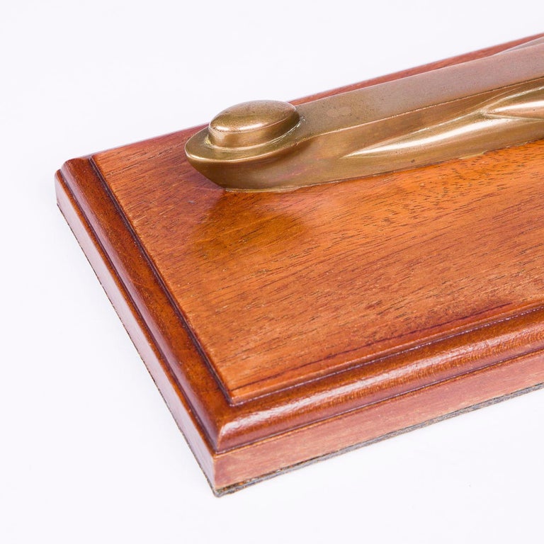 Bronze Waterline Model of the Submarine HMS Finwhale For Sale at 1stDibs