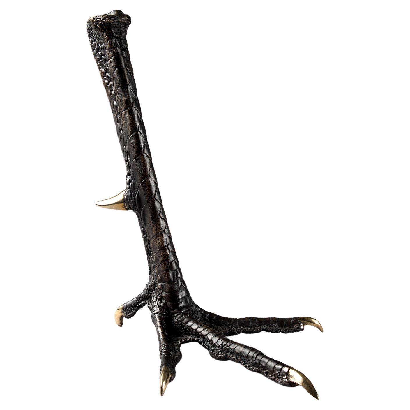 Eaglador - Wild Turkey Foot, Cast in Bronze For Sale