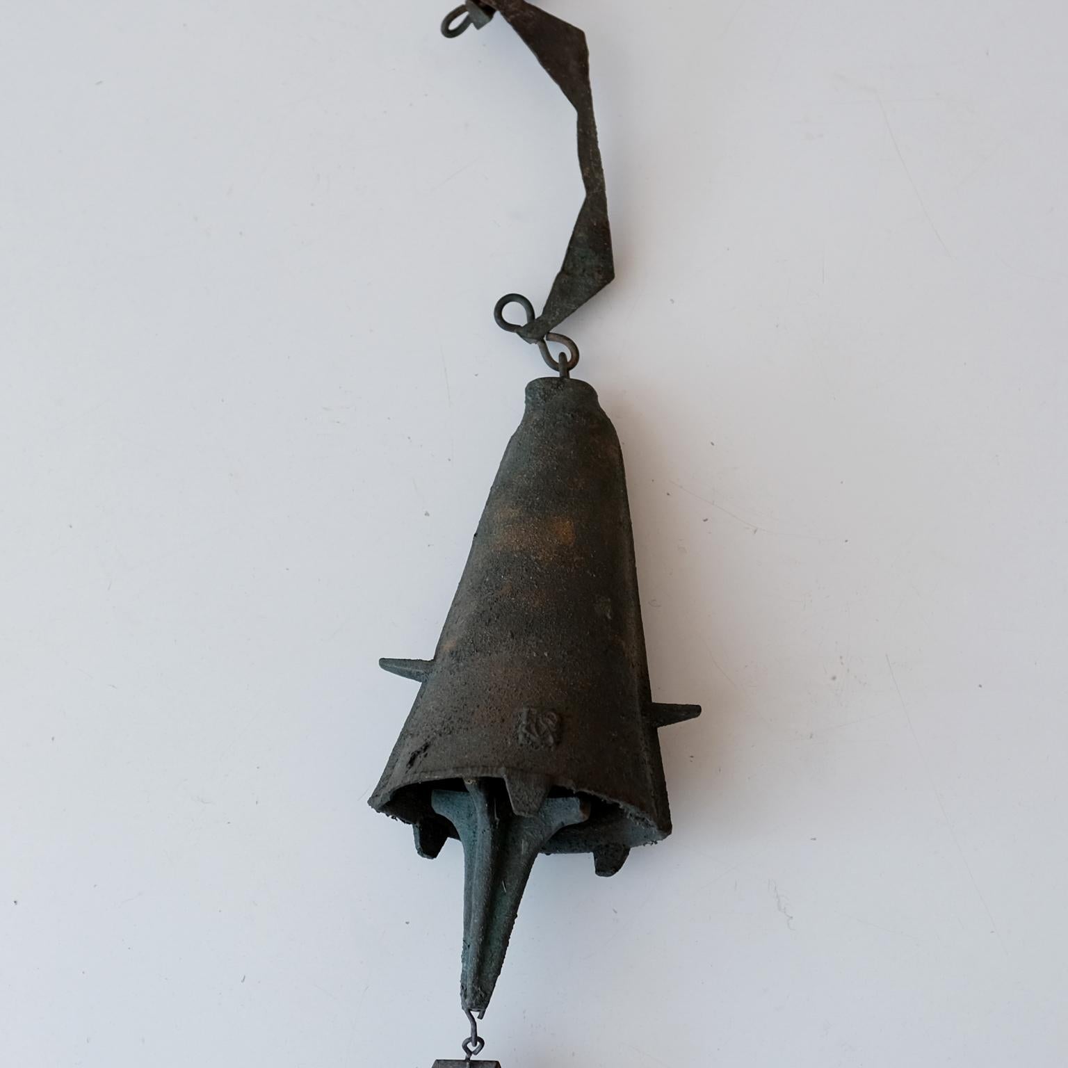 Bronze Wind Chime by Paolo Soleri Cosanti In Good Condition For Sale In San Diego, CA