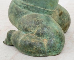 Bronze Winged Cherub Side Table Base