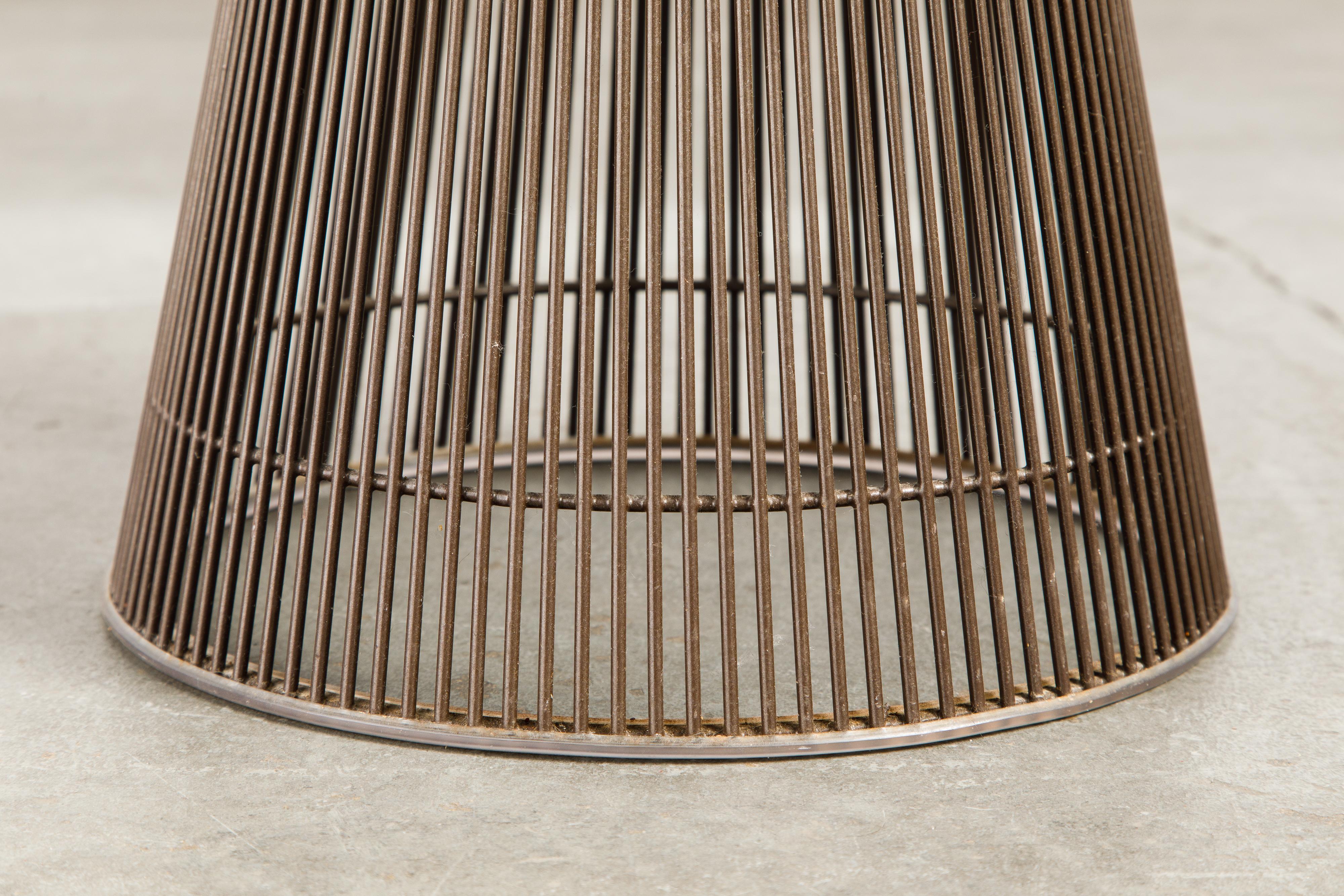 Bronze Wire Side Table by Warren Platner for Knoll International, circa 1968 4