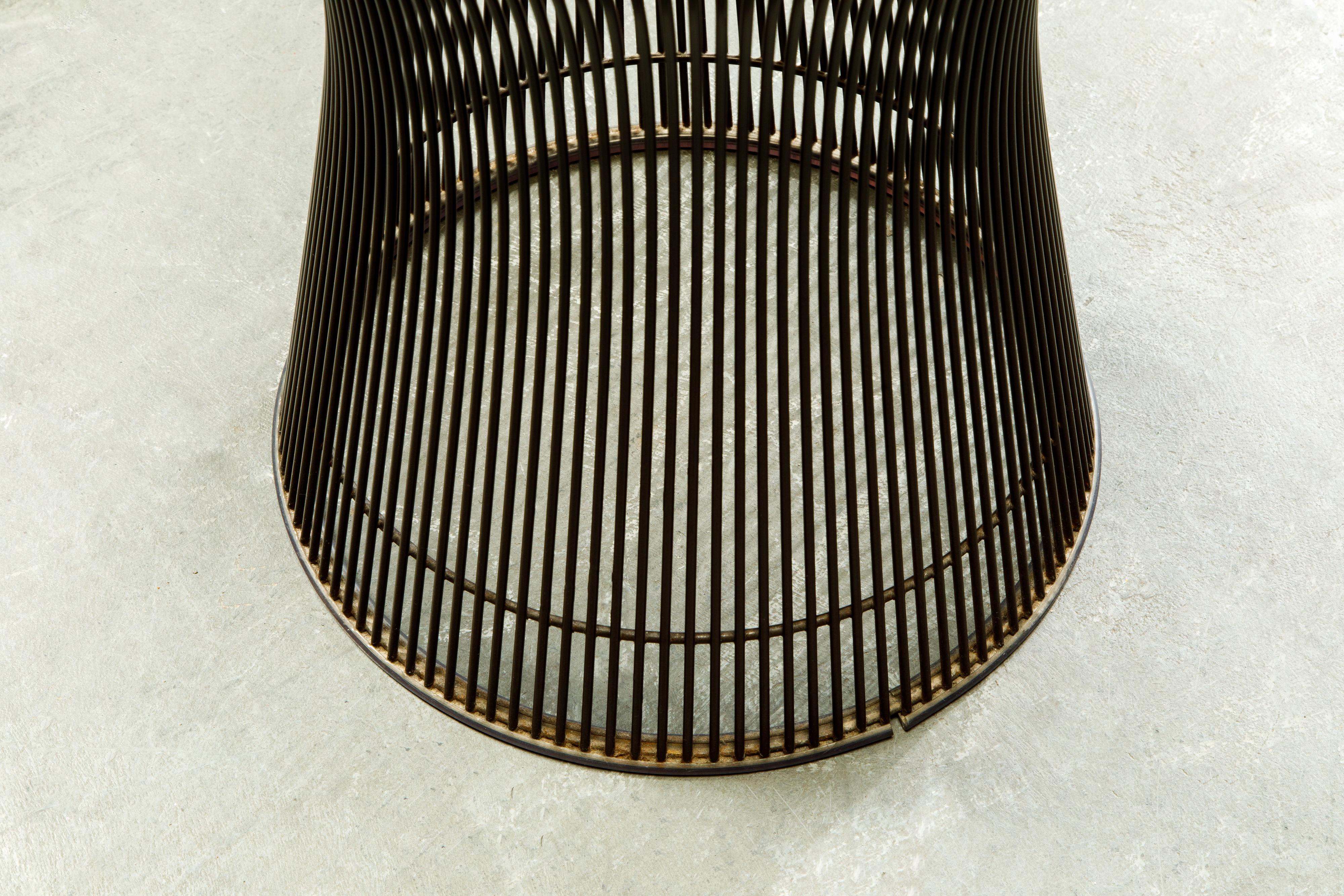 Bronze Wire Side Table by Warren Platner for Knoll International, circa 1968 1