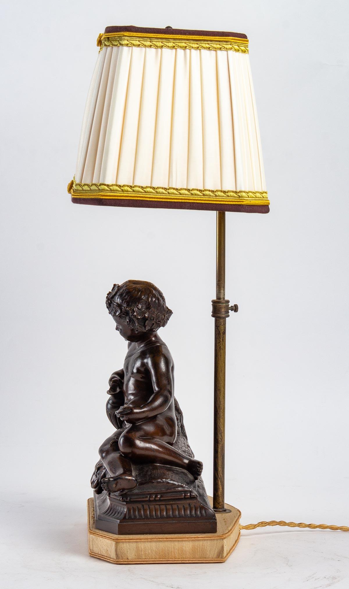 European Bronze with Brown Patina from the 19th Century For Sale