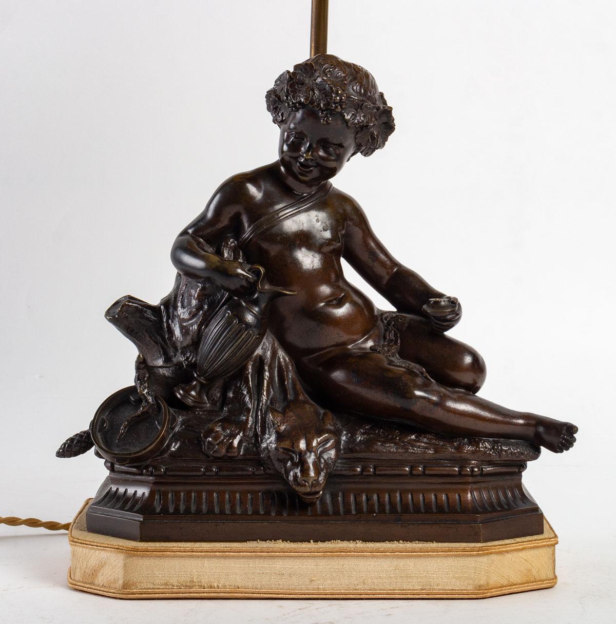 Bronze with Brown Patina from the 19th Century In Good Condition For Sale In Saint-Ouen, FR