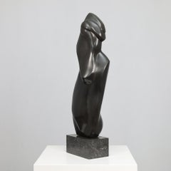 Bronze Woman Figure Sculpture by Francine Govers, Netherlands, 1990s