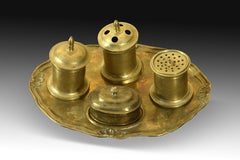 Bronze Writing Set, 19th Century