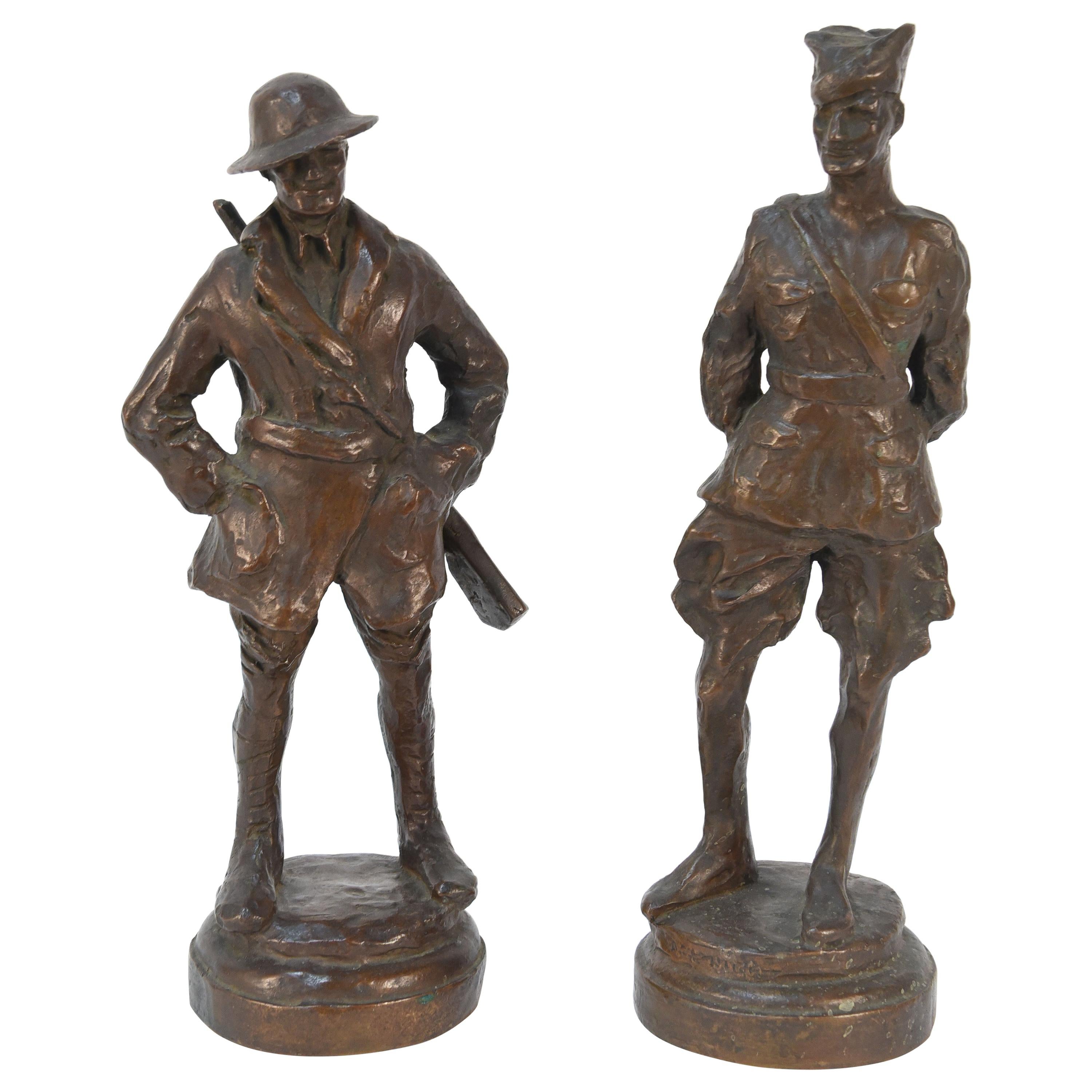 Bronze WWI Doughboy Sculptures