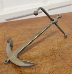Bronze Yacht Anchor, Desk Ornament    This is a lovely piece a working miniature