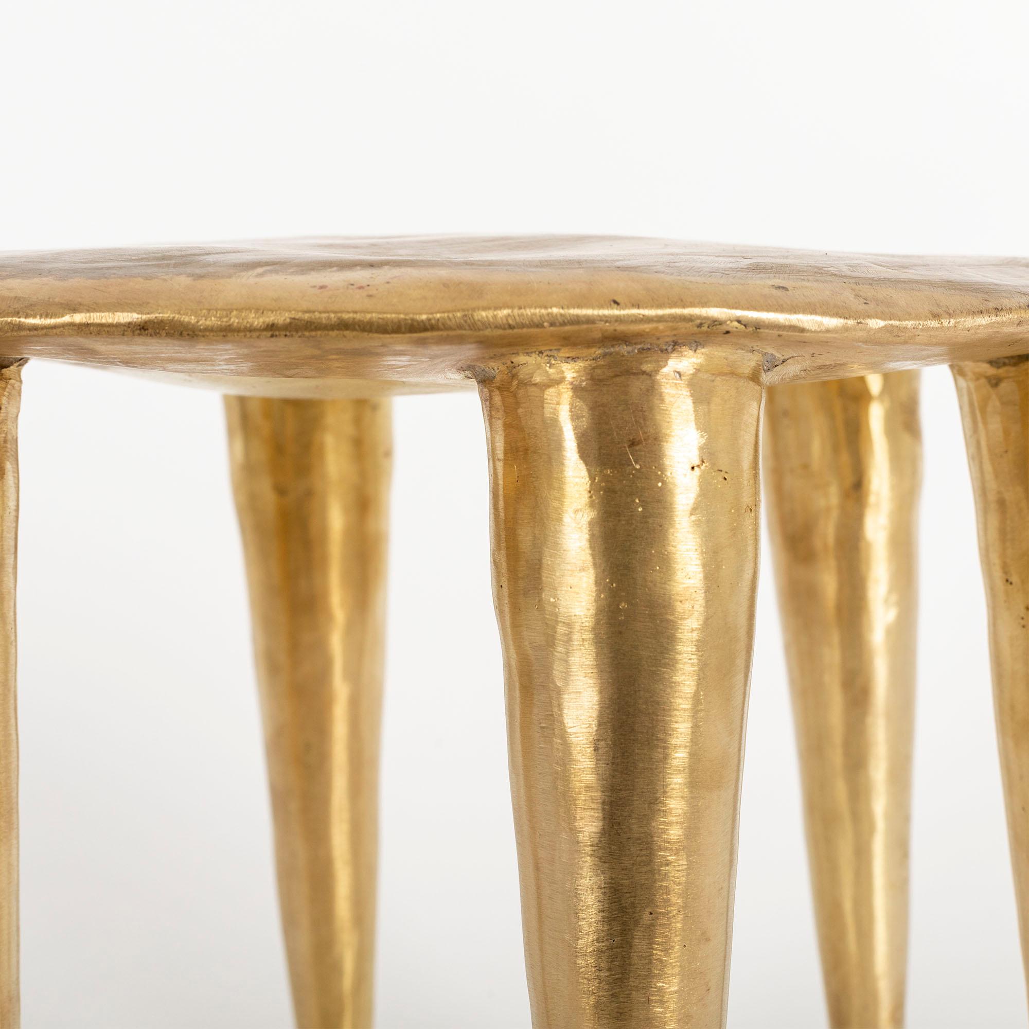 Bronze Zindi Side Table by Charlotte Thon & Marc Boinet 1