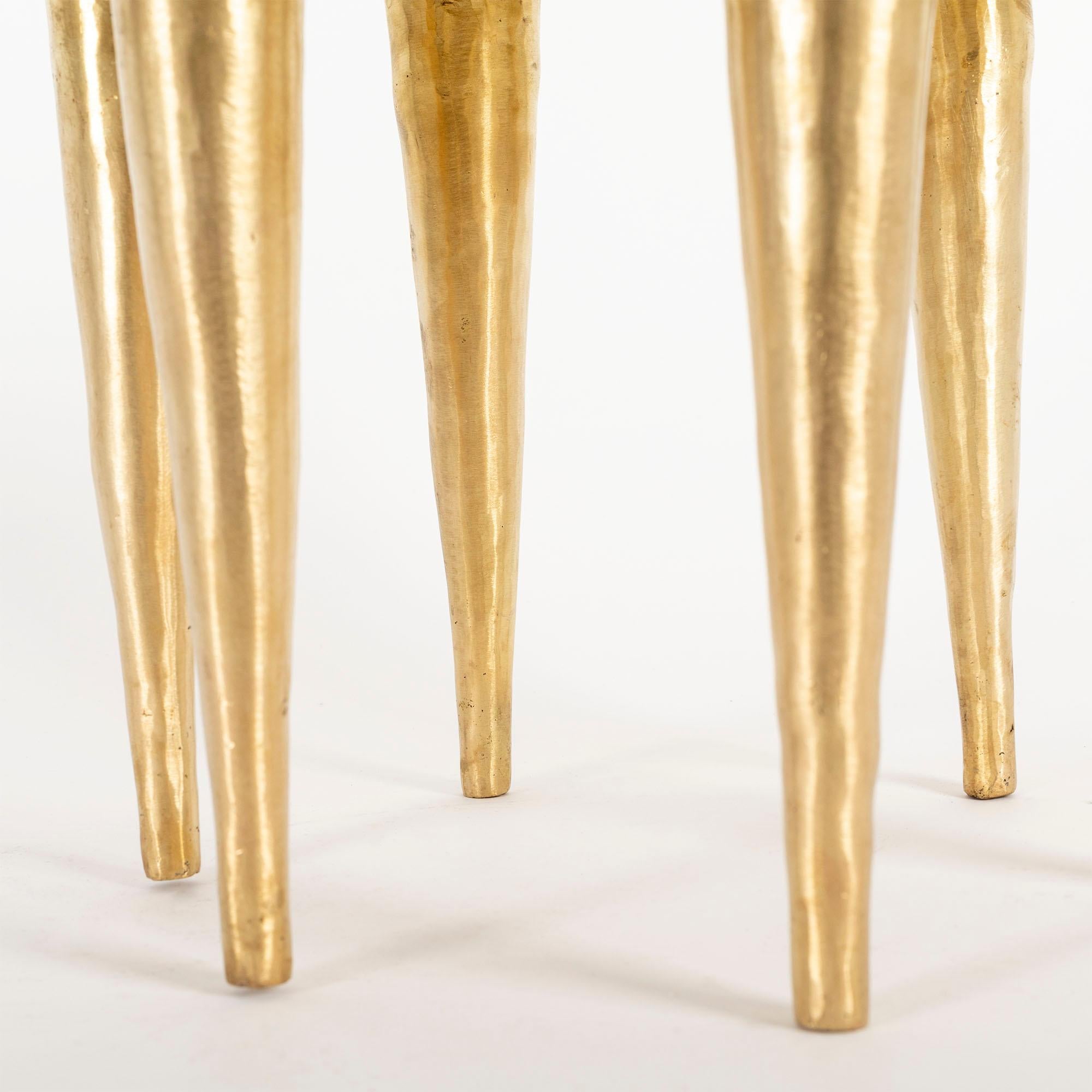 Bronze Zindi Side Table by Charlotte Thon & Marc Boinet 2