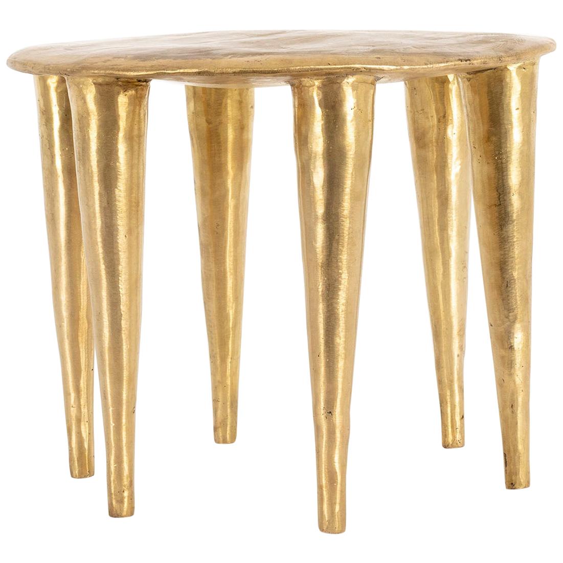 Bronze Zindi Side Table by Charlotte Thon & Marc Boinet