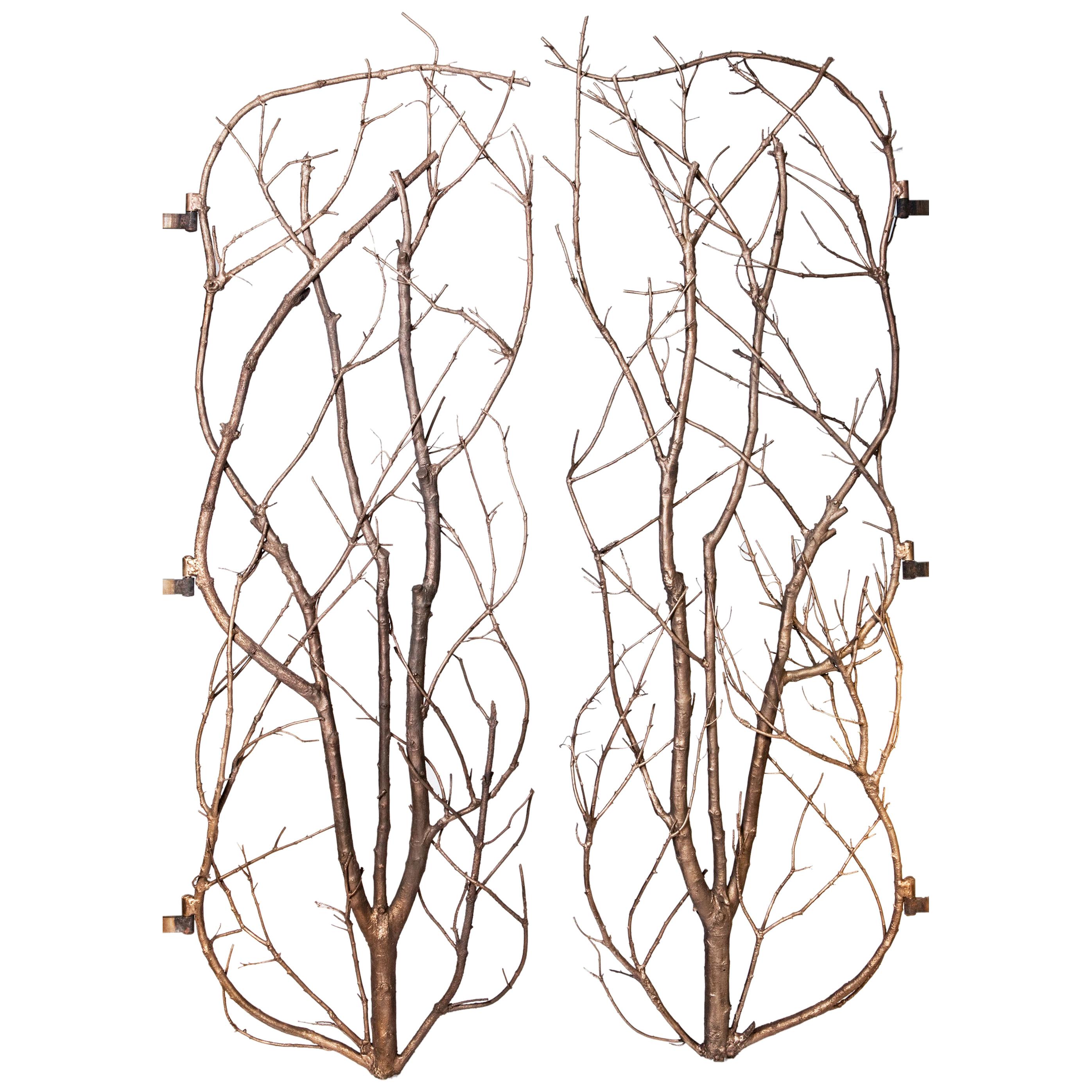 Bronzed Branch Door Created by Atelier Boucquet For Sale