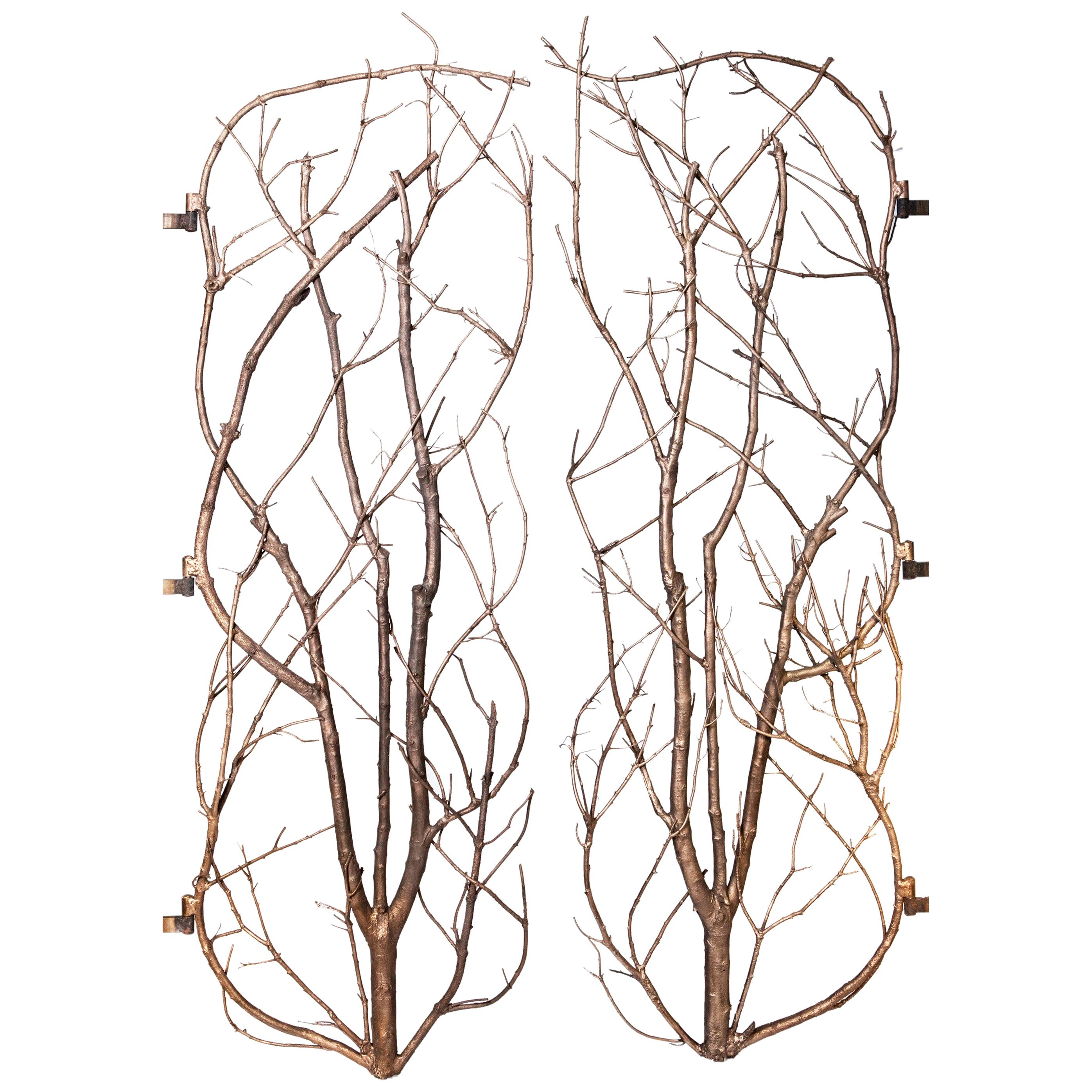 Bronzed Branch Door Created by Atelier Boucquet