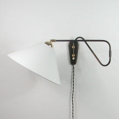 Bronzed Brass Articulating and Extendable Wall Light by Cosack, 1950s