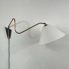Bronzed Brass Articulating and Extendable Wall Light by Cosack, 1950s