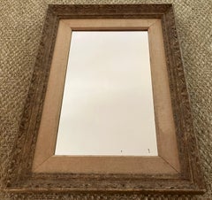 Espejo de Madera Tallada Bronceada