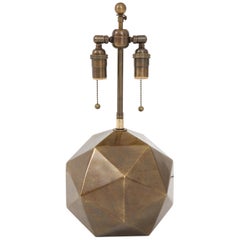 Bronzebronzefarbene geometrische Lampe von Westwood Industries