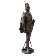 Bronzed Metal Figure of General Francois Severin Marceau-Desgraviers, circa 1860
