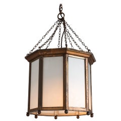 Antique Bronzed Metal Lanterns