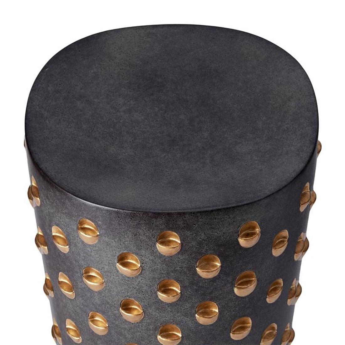 Hand-Crafted Bronzed Steps Stool