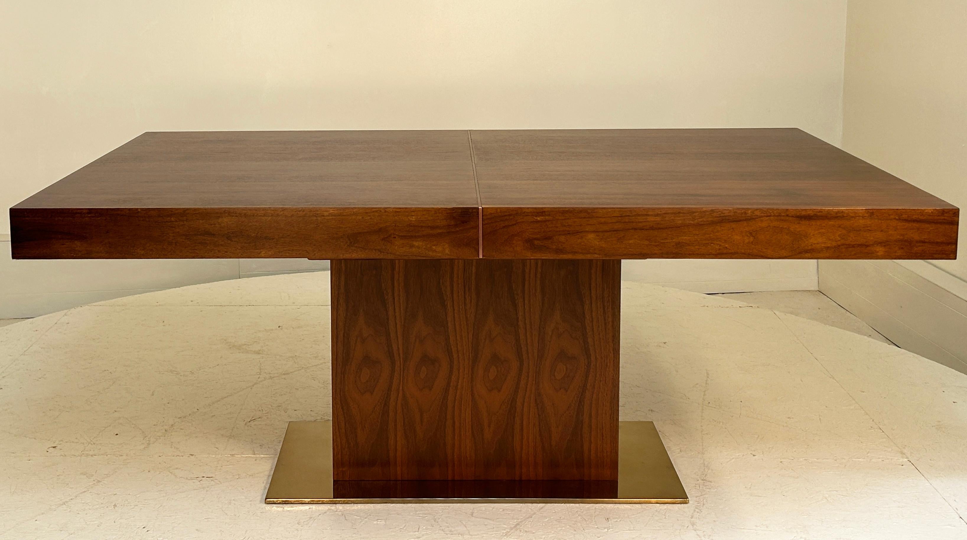 Bronzed Walnut Dining Table For Sale 3
