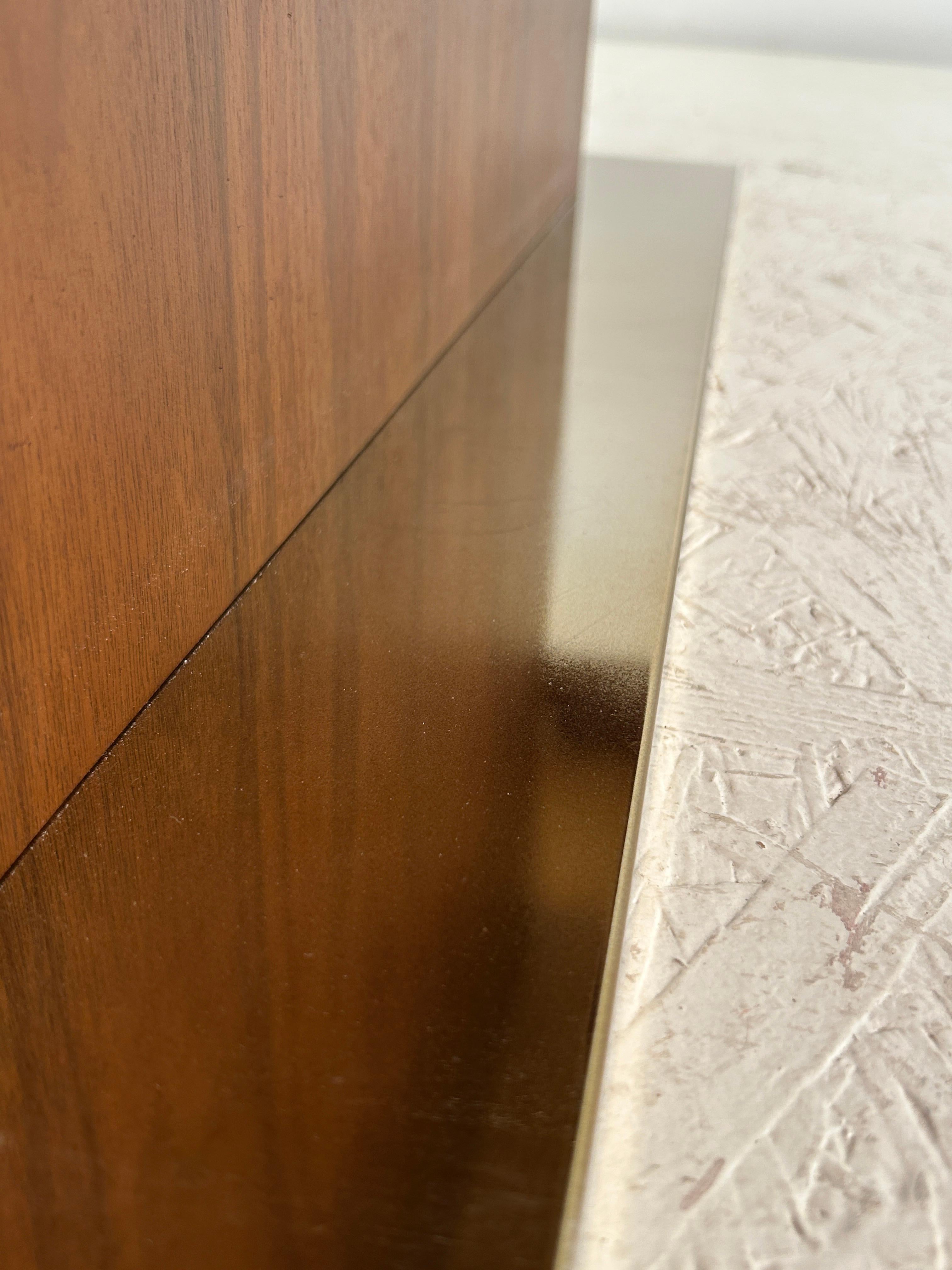 20th Century Bronzed Walnut Dining Table For Sale