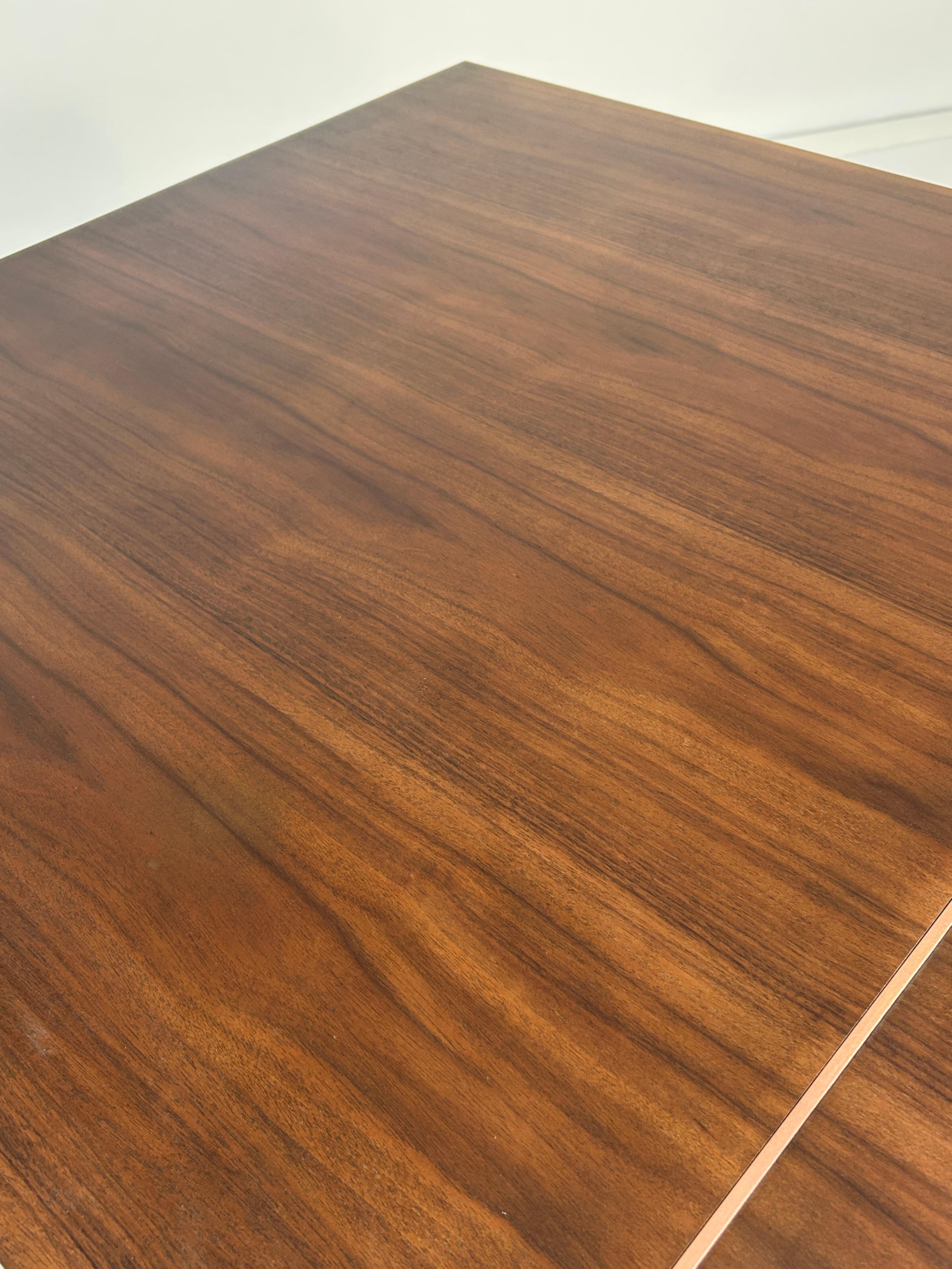 Bronzed Walnut Dining Table For Sale 2